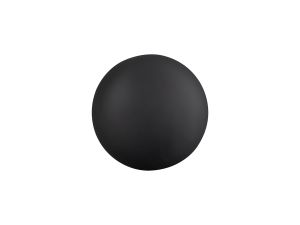 Parmingiano Replacement 15cm Round Black Frosted Glass