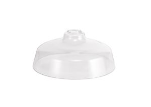 Peninaro Flat Round 30cm Clear Glass (H), Lampshade