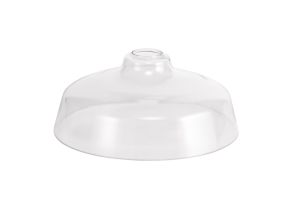 Peninaro Flat Round 38cm Clear Glass (H), Lampshade