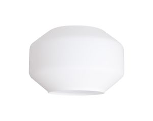 Peninaro Chamfered Round 30cm Opal Glass (F), Lampshade