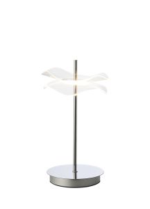 Biham Table Lamp, 1 x 6W LED, 4000K, 460lm, Polished Chrome, 3yrs Warranty