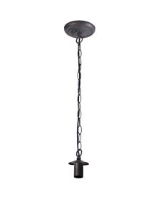 Pizzaly 13.5cm Tiffany Suspension (FRAME ONLY), 1 x E27, Aged Antique Brass