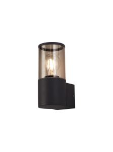 Pizzasy Wall Lamp 1 x E27, IP54, Anthracite/Smoked, 2yrs Warranty