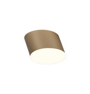 Polpette Spotlight 10.5cm Round 1 x 10W LED, 3000K, 700lm, Satin Gold, 3yrs Warranty