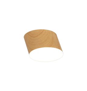 Polpette 9cm Spotlight 10.5cm Round 1 x 10W LED, 3000K, 700lm, Pine Wood, 3yrs Warranty