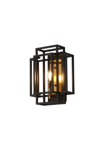 Aevita Wall Lamp 1 Light E14, Black / Gold