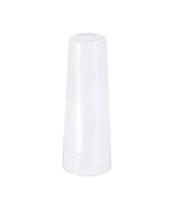 Konos Large Cylindrical Cone Clear Glass Shade (B),