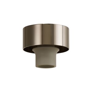 Konos 10cm Ceiling Light (FRAME ONLY), 1 x E27, Polished Nickel