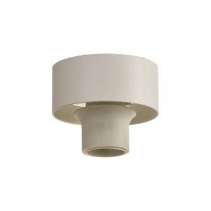 Konos 10cm Ceiling Light (FRAME ONLY), 1 x E27, Matt White