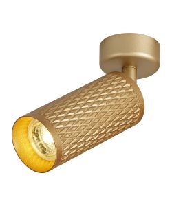 Seafood 6.5cm Adjustable Surface Mounted Ceiling/Wall Spot Light, 1 x GU10, Champagne Gold
