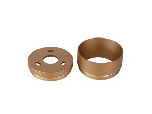 Seaford 2cm Face Ring & 1cm Back Ring Accessory Pack, Champagne Gold