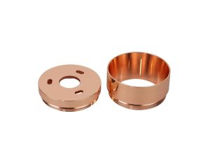 Seafood 2cm Face Ring & 1cm Back Ring Accessory Pack, Rose Gold