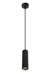 Seaford 1 Light 20cm Pendant Light GU10, Sand Black