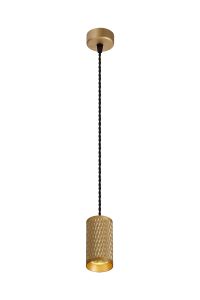 Seaford 1 Light 11cm Pendant Light GU10, Champagne Gold