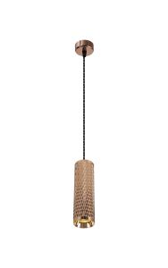 Seafood 6.5cm 1 Light 20cm Pendant Light GU10, Rose Gold