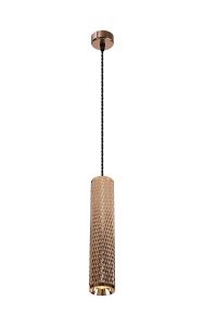 Seafood 6.5cm 1 Light 30cm Pendant Light GU10, Rose Gold