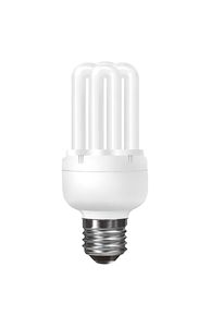 Supermini 6U E27 6400K 20W Compact Fluorescent