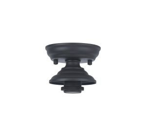 Amara Flush Ceiling Fitting, 1 x E27, Graphite