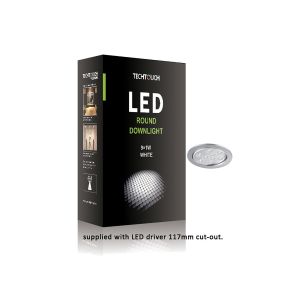 LED Adjustable Round Downlight 9x1W 30°