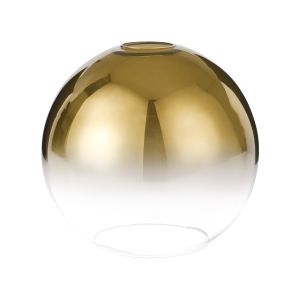 Urasawa 30cm Globe Glass (B), Gold Fade/Clear
