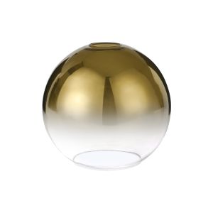 Urasawa 25cm Globe Glass (B), Gold Fade/Clear