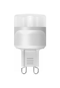 Value LED G9 2W White 6400K 146lm (Metalllic Silver)