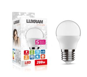 Value LED Ball E27 2W Warm White 3000K 180lm