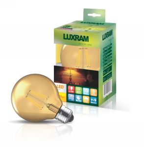 Value Vintage LED Globe 80mm E27 8W 2200K, 806lm, Gold Glass