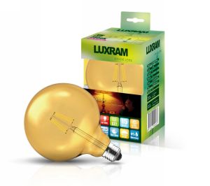 Value Vintage LED Globe 120mm E27 8W 2200K, 806lm, Gold Glass