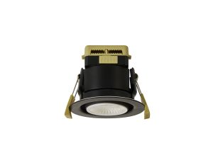 Prism 8W, 90mA, Dimmable CCT LED Fire Rated Downlight, WITHOUT FASCIA, Cut Out: 70mm, 900lm, 60° Deg, IP65 DRIVER INC., 5yrs Warranty