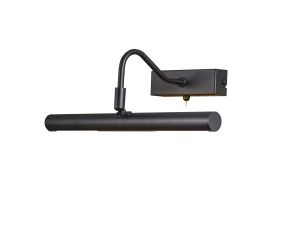 Abacus 35cm Wall/Picture Light Switched 2 Light G9 Satin Black