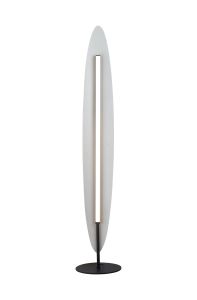 Abisal 1.6m Dimmable Floor Lamp, 40W LED, 2700-5700K CCT Remote Control, 4010lm, Natural Wood, 3yrs Warranty