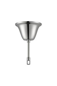 Additions 120mm Bell Cup Polished Chrome, c/w Hook Plate & Rod