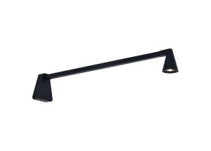 Africa 1 Light 60cm Projection Wall Light, 5W LED, 3000K, 450lm, Black, 3yrs Warranty