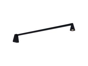 Africa 1 Light 80cm Projection Wall Light, 5W LED, 3000K, 450lm, Black, 3yrs Warranty