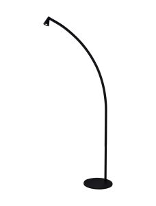 Africa 1 Light 1.5m Floor Lamp, 5W LED, 3000K, 450lm, Black, 3yrs Warranty