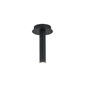 Rita 1 Pendant With 200mm Tube, 5W LED, 4000K, 325lm, IP44, Satin Black, 3yrs Warranty