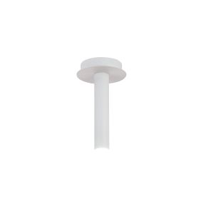 Rita 1 Pendant With 200mm Tube, 5W LED, 4000K, 325lm, IP44, Satin White, 3yrs Warranty