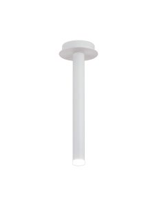 Rita 1 Pendant With 350mm Tube, 5W LED, 4000K, 325lm, IP44, Satin White, 3yrs Warranty