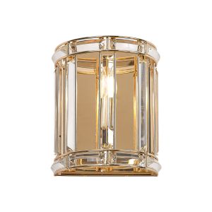 Koka Wall Light, 1 Light E14, French Gold
