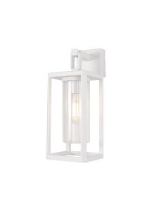 Alps Wall Lamp, 1 x E27, IP65, White, 2yrs Warranty