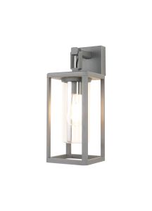 Alps Wall Lamp, 1 x E27, IP65, Dark Grey, 2yrs Warranty