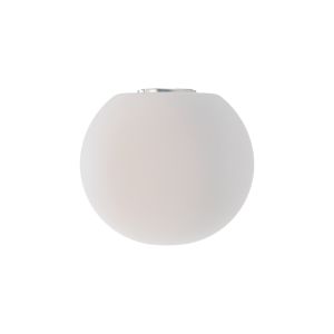 Andromeda 13cm Round (A) Glass Shade, Opal White With Inner Funnel