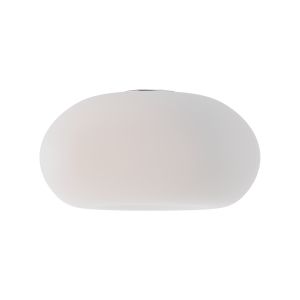 Andromeda 15cm Ellipse (C) Glass Shade, Opal White With Inner Funnel