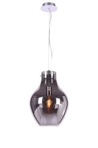 Anfora Pendant 28cm Round, 1 x E27 (Max 60W), Chrome