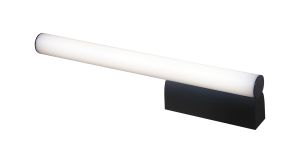 Antiga Wall Lamp, 1 x 8W LED, 4000K, 750lm, IP44, Black, 3yrs Warranty