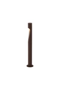 Aran 60cm Bollard, 6W LED, 3000K, 420lm, IP65, Rust Brown, 3yrs Warranty