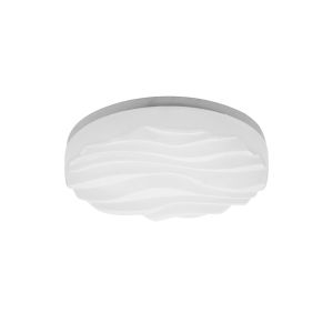 Arena Ceiling/Wall Light Small Round 24W LED IP44 3000K,2160lm,Matt White/White Acrylic,3yrs Warranty