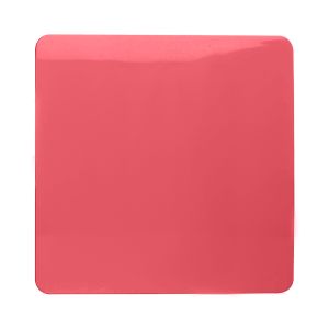 Trendi, Artistic Modern 1 Gang Blanking Plate Strawberry Finish, BRITISH MADE, (25mm Back Box Required), 5yrs Warranty