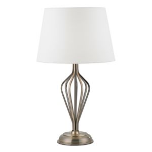 ENDON Asteria 1x40W SES Table Lamp /Antique Brass